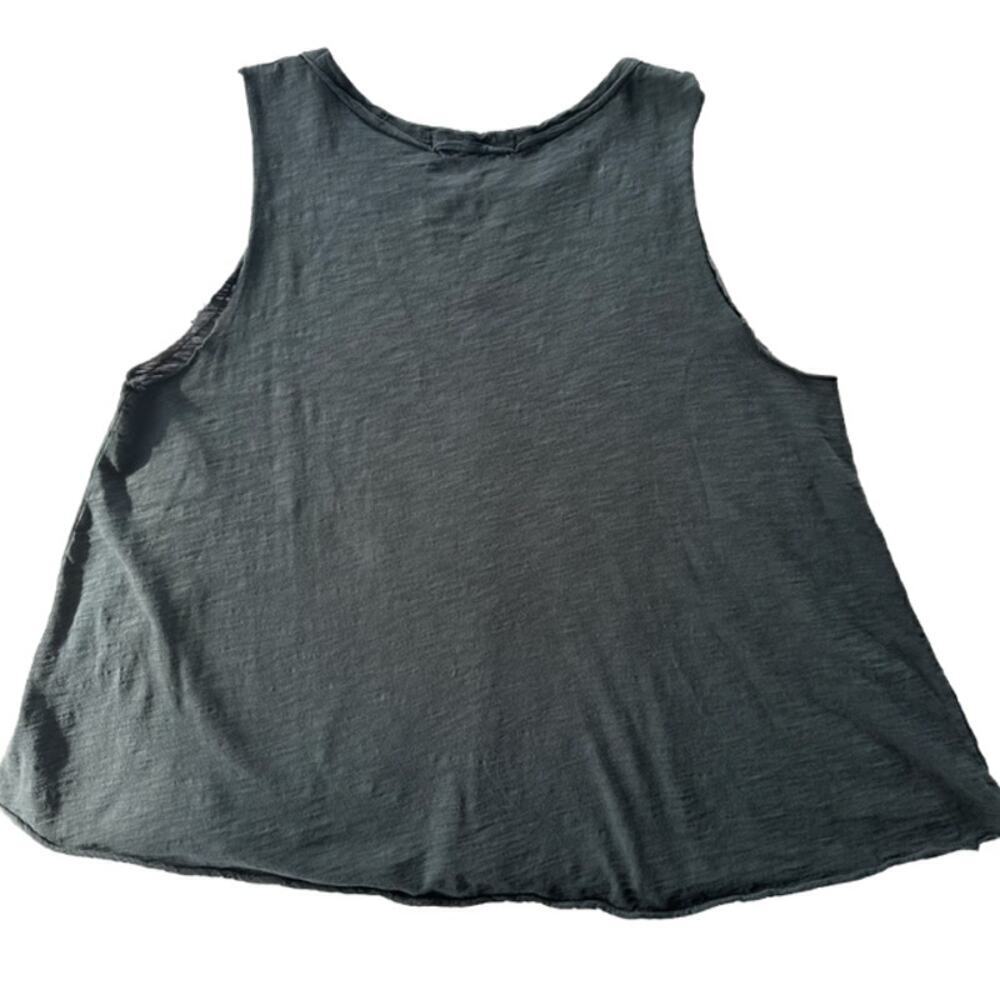 PROJECT SOCIAL T Gray Sleeveless Flowy Tank Top, Medium - Picture 8 of 8